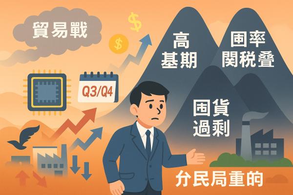 關稅戰落幕了，你以為利空全消失？母湯喔！艾大揭密台灣下半年「三座大山」：別讓 GDP 數字騙了你的眼！
